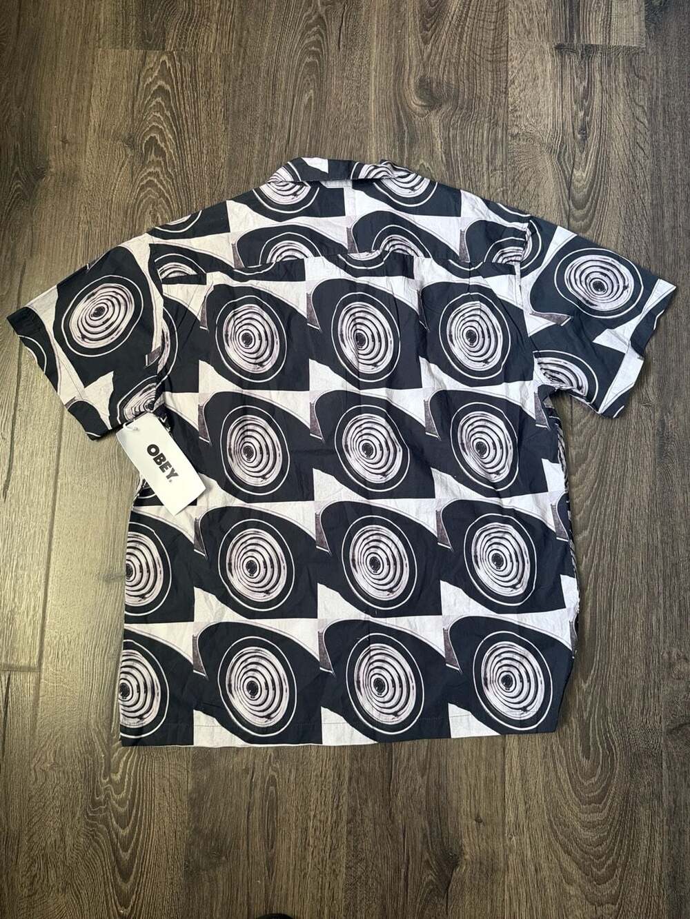 Obey Short Sleeve Button Up - Picture 4 of 4
